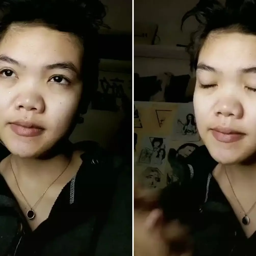 Di awal terlihat tomboi, potret wanita makeup douyin usai berkali-kali gagal ini bikin pangling