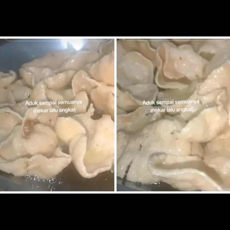 Tak perlu dua wajan, ini cara goreng kerupuk agar renyah, tak bantat, dan mengembang sempurna