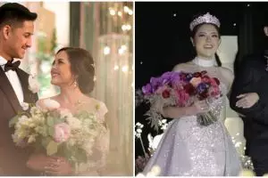 Potret beda pernikahan 9 mantan penyanyi cilik 90-an, Tina Toon digelar mewah bak di negeri dongeng