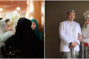 Dulu bertengkar kini dampingi menikah, intip 9 potret Dewi Perssik di nikahan Rosa Meldianti