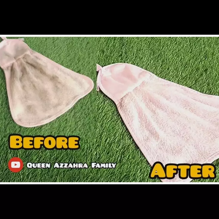 Tak usah dikucek, ini cara sulap handuk dapur kotor kecokelatan jadi cemerlang lagi cuma pakai 3 bahan