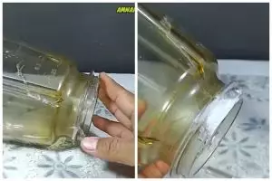 Cara perbaiki gelas blender yang patah ini unik banget, pakai tambahan 1 bumbu dapur