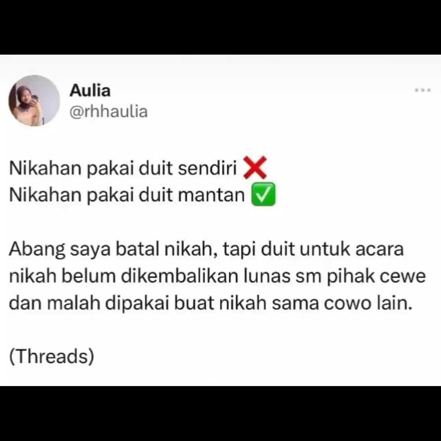 Batal menikah, wanita ini pakai uang mantan calon suami Rp 120 juta untuk nikahi pria lain