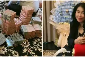 Definisi sultan mah bebas, momen Mira Hayati setor uang tabungan ke bank ini caranya bikin melongo