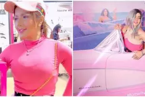 9 Potret Barbie Kumalasari hadiri gala premiere film Barbie, penampilannya bikin salah fokus