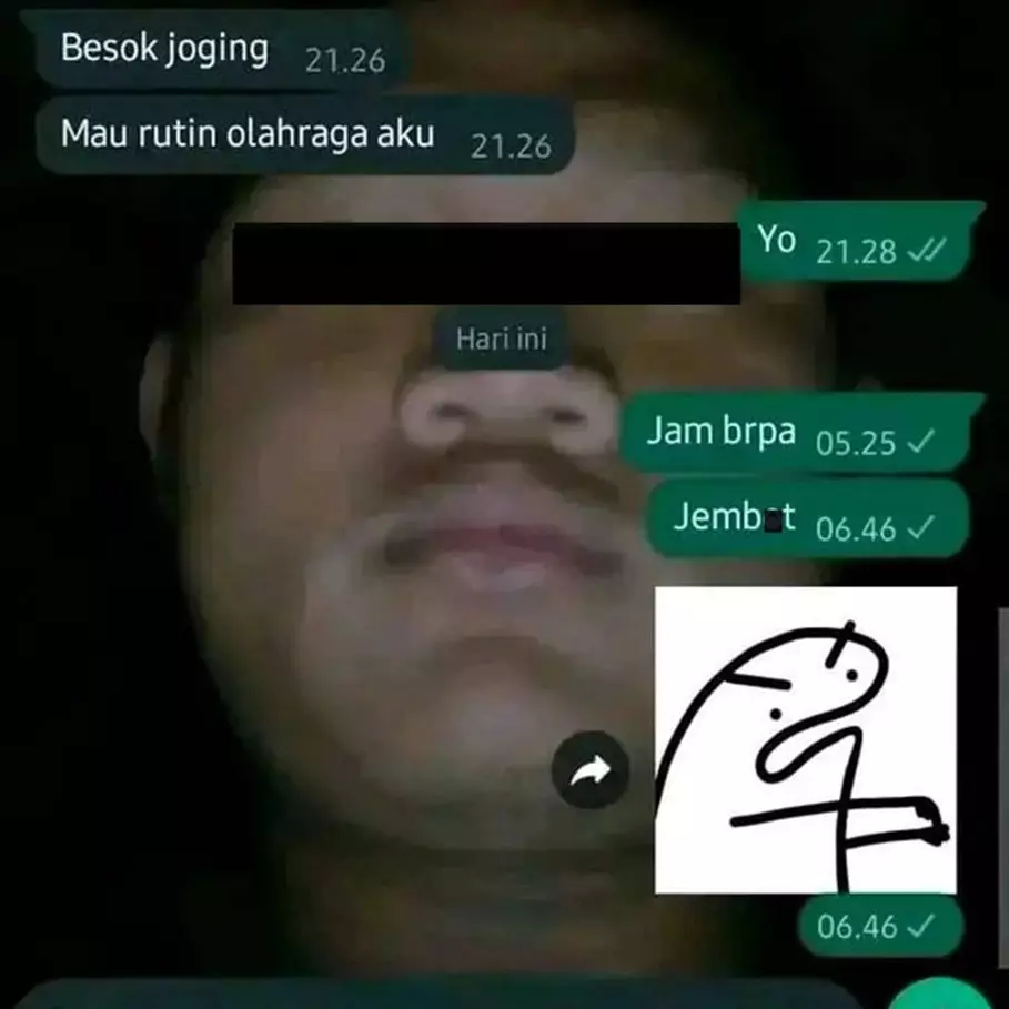 Bikin geregetan, 11 chat lucu teman nggak bisa diandalkan ini benar-benar menguji kesabaran