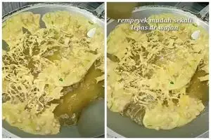 Tanpa tambahan apa pun, ini cara jitu menggoreng peyek supaya tak lengket di wajan