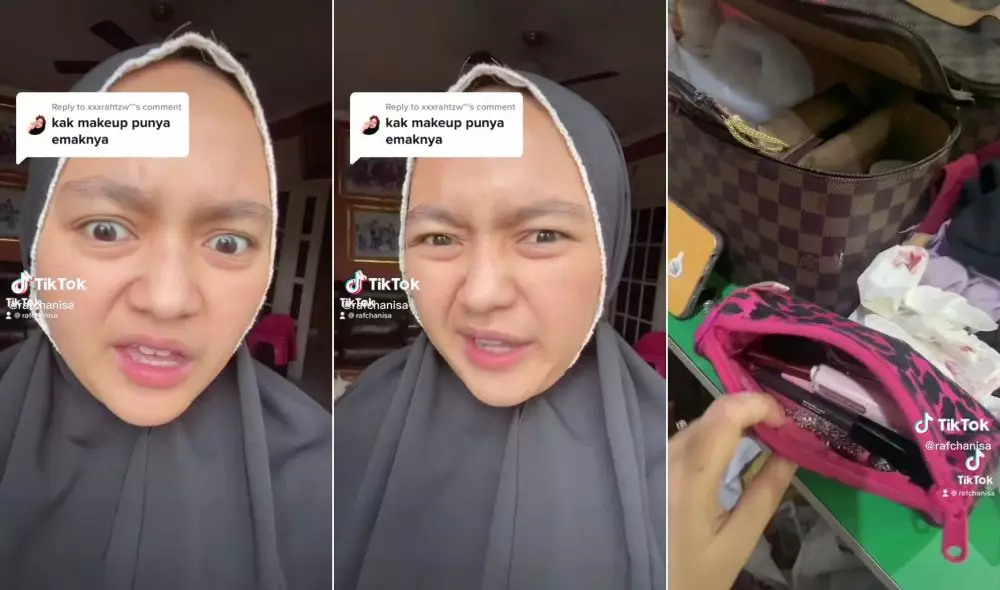 makeup punya emak © TikTok
