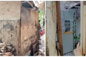 Bilik kayu penuh tambalan ini ternyata toilet estetik, 11 potret interiornya bikin bergidik