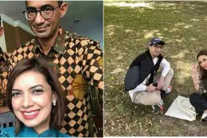 9 Momen Najwa Shihab hadiri anak wisuda di London, penampilannya tuai atensi bak ABG lagi kuliah