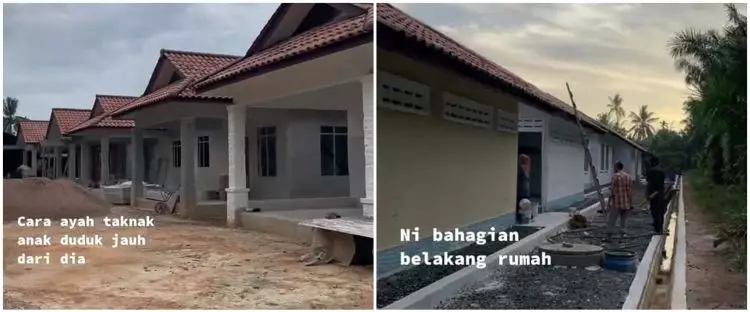 Tak ingin kesepian, aksi pria bangun rumah untuk anak-anaknya bak hunian komplek ini bikin melongo