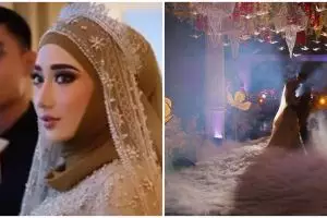 9 Momen resepsi pernikahan Syaira Anataya anak Cindy Fatikasari, megah bak pelaminan negeri dongeng
