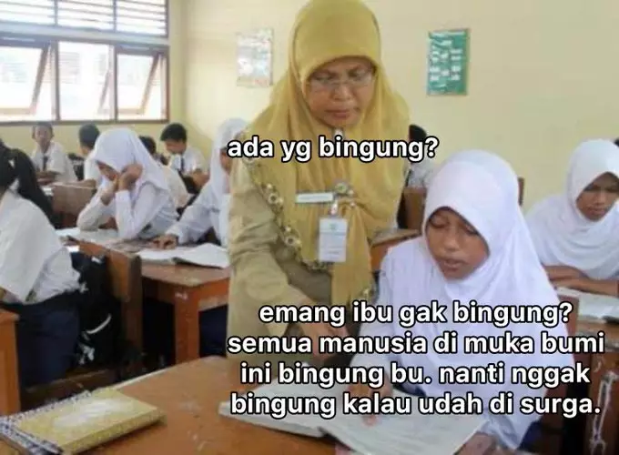 Potret kocak tanya jawab guru dan murid Berbagai sumber