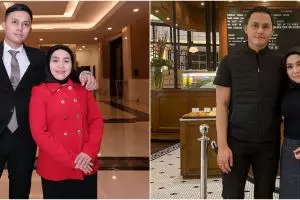 Ngopi bareng suami di cafe, gaya berpakaian Muzdalifah seperti ABG ini jadi sorotan, intip 7 potretnya