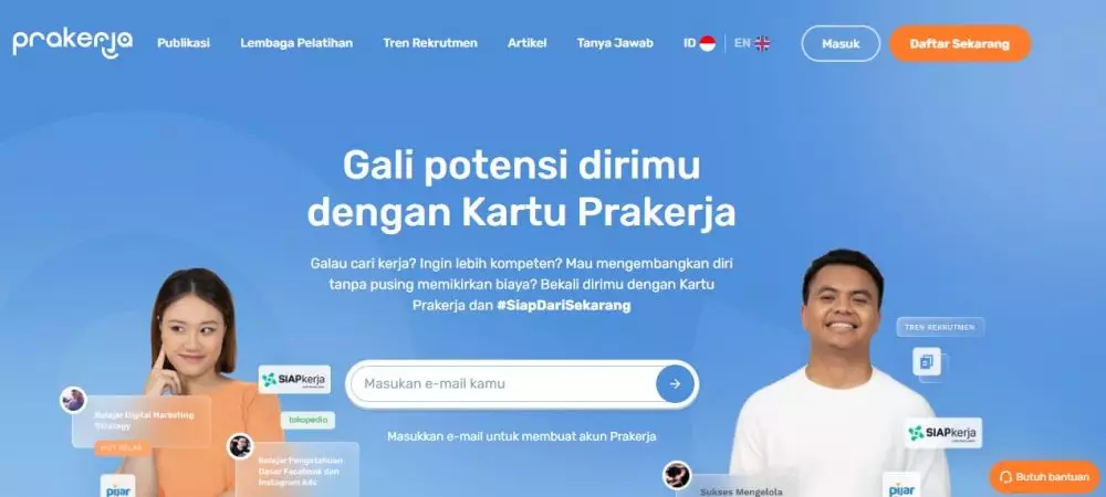 Manfaat daftar kartu Prakerja © 2023 brilio.net