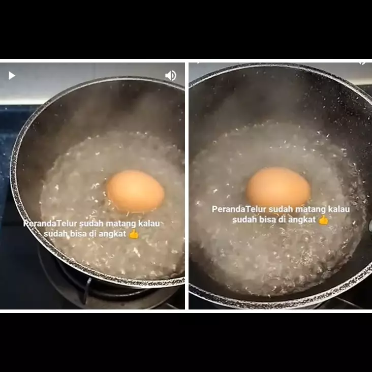 Bukan diamati cangkangnya, warganet ini punya trik tak biasa untuk deteksi telur rebus sudah matang
