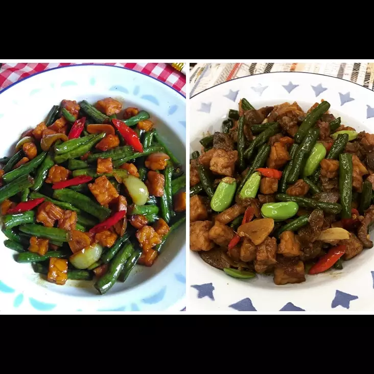 13 Resep tumis kacang panjang tempe, lezat, gampang dibuat, dan sederhana