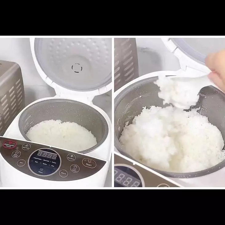 Tanpa bahan tambahan apa pun, ini trik masak nasi di rice cooker agar hasilnya tidak cepat basi