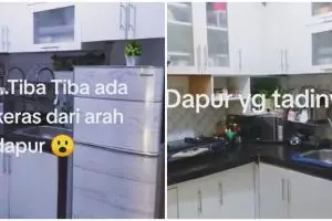 Dapur ambruk dikira gempa, ternyata ambrol akibat dimakan rayap, 9 potretnya bikin nyesek
