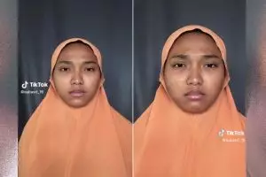 Mulanya kayak mbak-mbak biasa, potret transformasi wanita usai dirias ini bikin ngebet belajar makeup