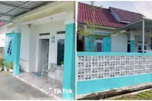Cerah seperti langit, 9 potret rumah tipe 45 bernuansa biru ini tak cuma sejuk tapi bikin mupeng