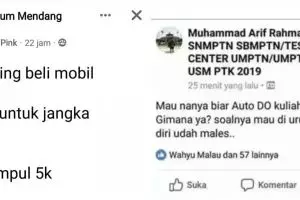 13 Pertanyaan absurd di status Facebook ini bikin tepuk jidat, semoga nggak kena rujak netizen