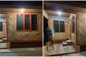 Dari luar sederhana berdinding gedek bambu, 11 potret dalamnya bikin berasa liburan di vila tiap hari