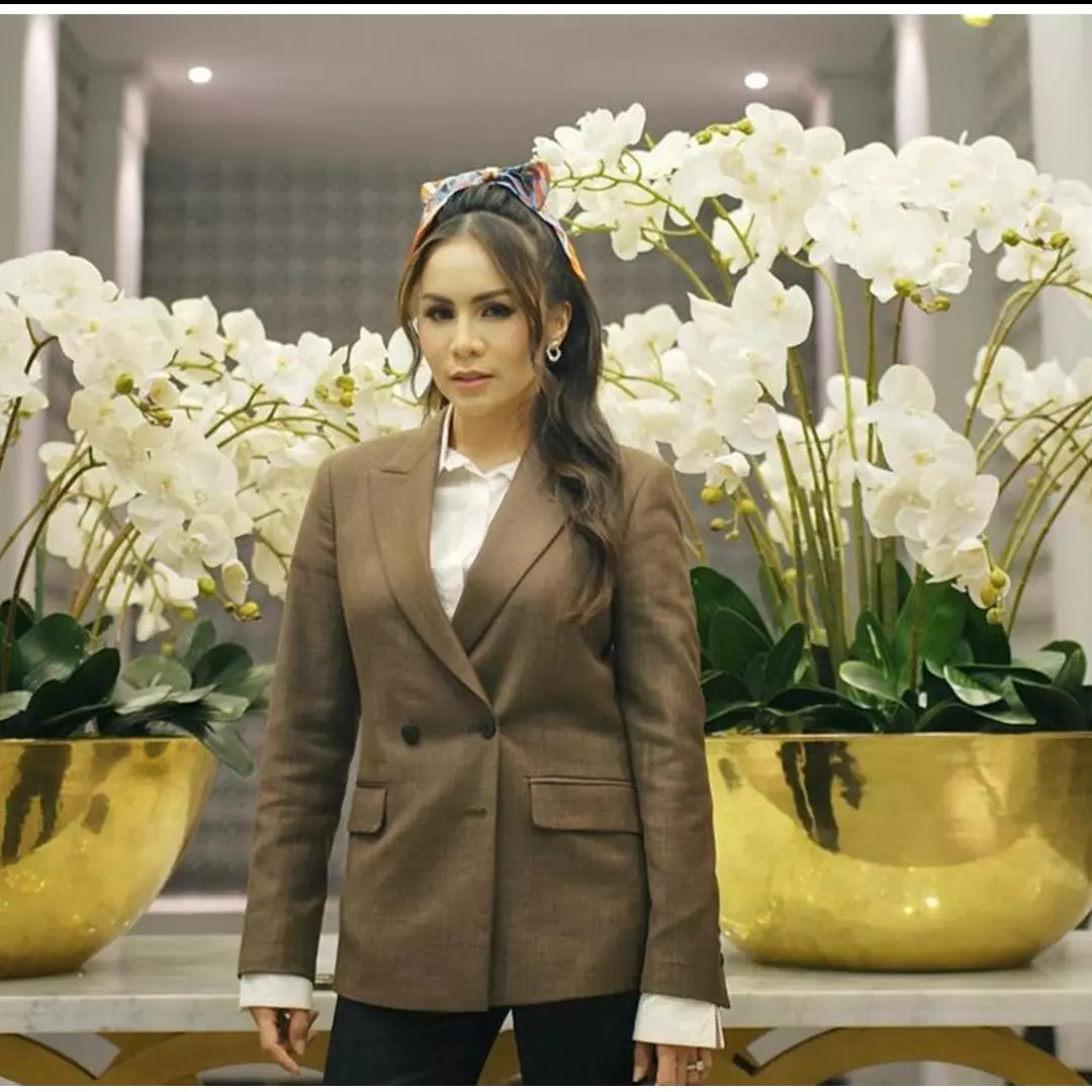 Penampakan dari udara rumah 9 penyanyi ini nggak kalah megah, milik Lesty bak istana di persawahan