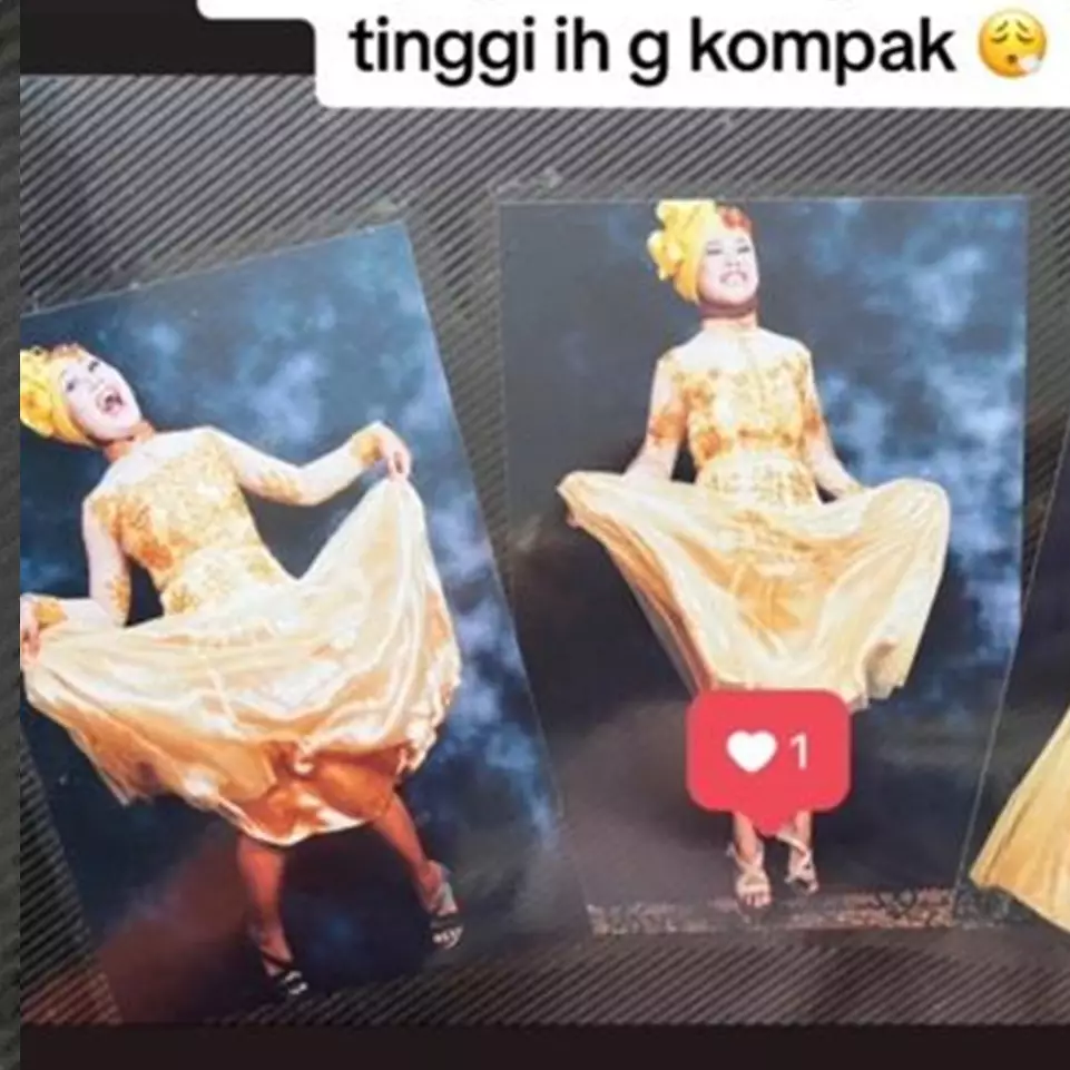 Wanita ini unggah potret lawas saat terima tamu di nikahan, 9 fotonya bikin nggak bisa tahan tawa