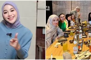 Usianya paling muda saat hadir di geng arisan, 5 penampilan Aurel Hermansyah ini bikin gagal fokus