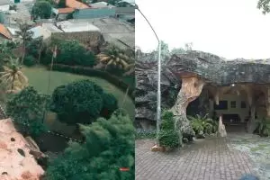 Studio musik megah yang miliki gua buatan ini milik pedangdut legendaris, intip 11 potretnya