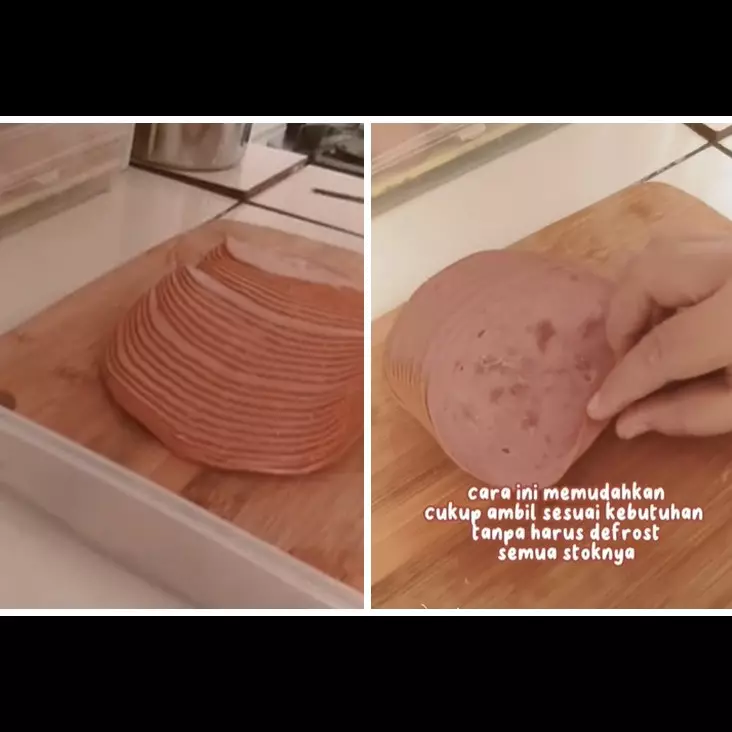 Tak perlu alas plastik, begini cara menyimpan smoked beef di freezer agar mudah diambil