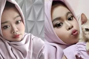 Ikut tren cosplay jadi Barbie, hasil makeup Kekeyi ini malah disebut bak versi halloween