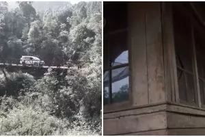 Rumah kayu di pelosok harus lewati jalan berlumpur ini milik jawara dangdut, intip 11 potretnya