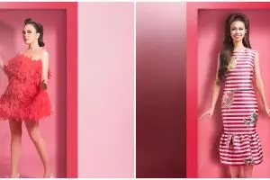 Pemotretan 11 seleb jadi Barbie dalam boks ini persis mainan, Maia Estianty jadi boneka unik