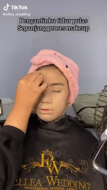 pengantin ketiduran © TikTok pengantin ketiduran © TikTok