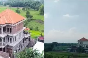 9 Potret rumah bak istana di persawahan ini milik biduan muda, dulu awali karier jadi orkes keliling