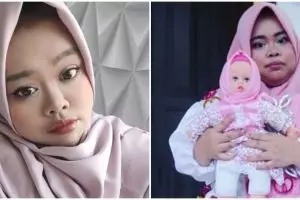 9 Potret Kekeyi dandan ala Barbie ini malah tuai kritikan, disebut warganet mirip boneka Annabelle