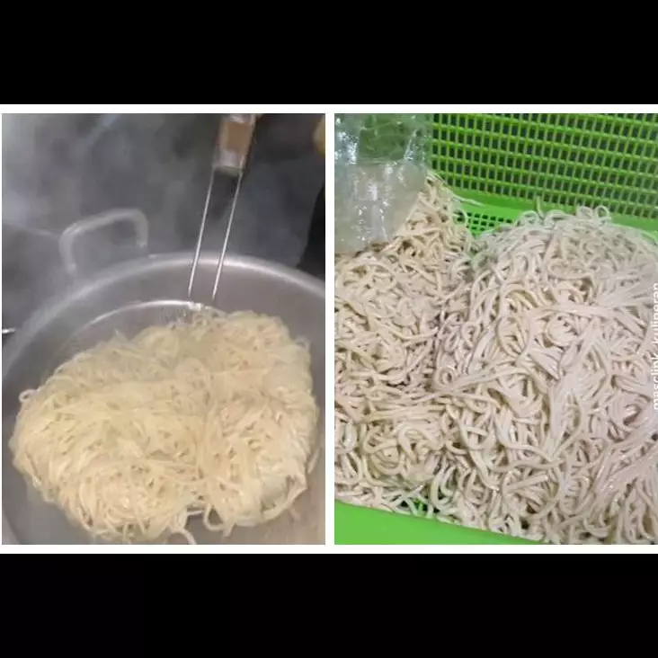 Bukan direndam larutan gula, ini cara praktis hilangkan rasa kapur di mi kuning pakai 1 bahan