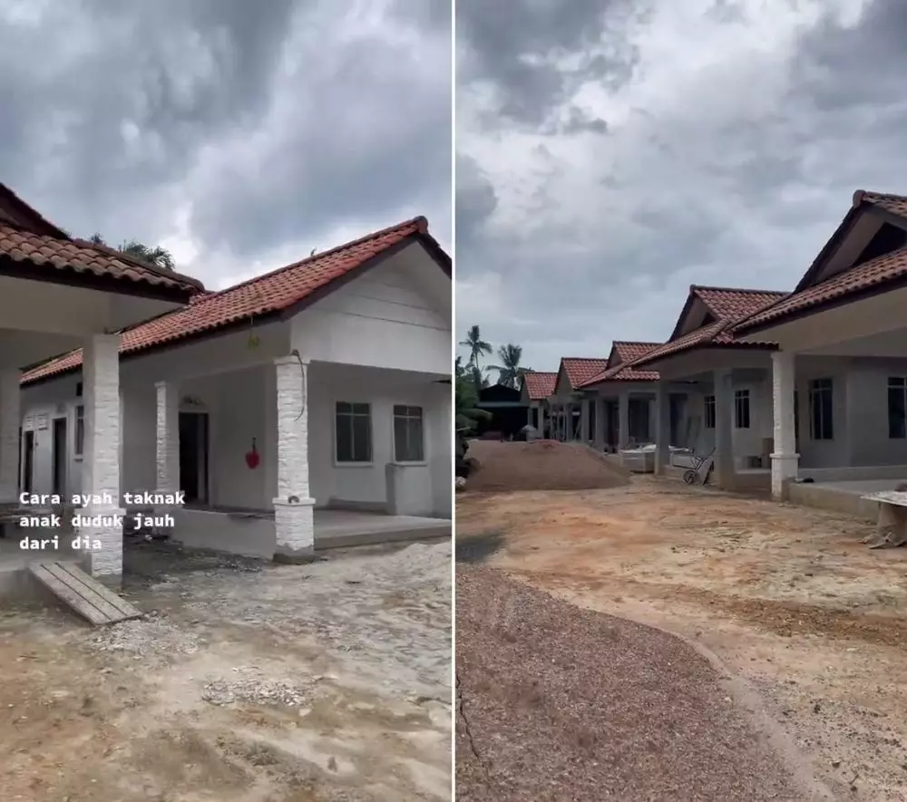 ayah bikinin rumah anak © TikTok
