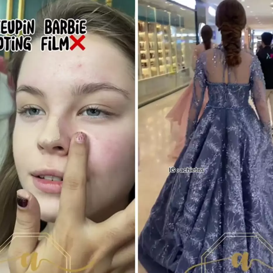 Hati-hati tertipu, potret wanita di-makeup ala princess ini hasilnya mirip manekin hidup