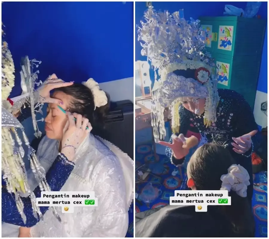 pengantin rias mertuanya © 2023 brilio.net