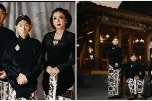 Momen Soimah saat jalani tradisi leluhur Jawa, acara ruwatan kedua putranya dipenuhi isak tangis