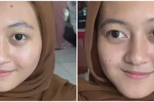 Pengantin berwajah tak simetris dirias MUA jadi lebih proporsional, 8 potretnya manglingi bak Barbie