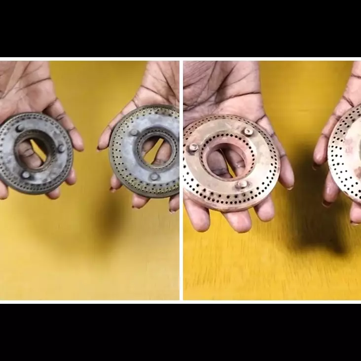 Tanpa tambahan sitrun, ini cara mudah bersihkan noda gosong di burner kompor pakai 3 bahan dapur