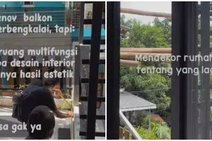 Nekat renovasi balkon nganggur tanpa arsitek, intip 8 potretnya jadi kamar multifungsi estetik