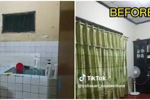 Rumah model jadul ini dirombak jadi hunian minimalis kekinian, ini 9 transformasinya