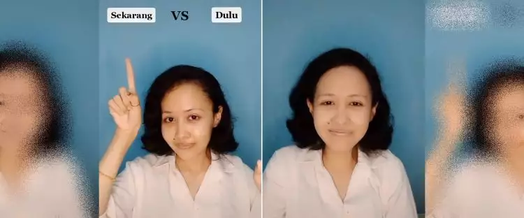 Wanita ini tunjukkan tampilan makeup-nya dulu vs sekarang, hasilnya kontras banget