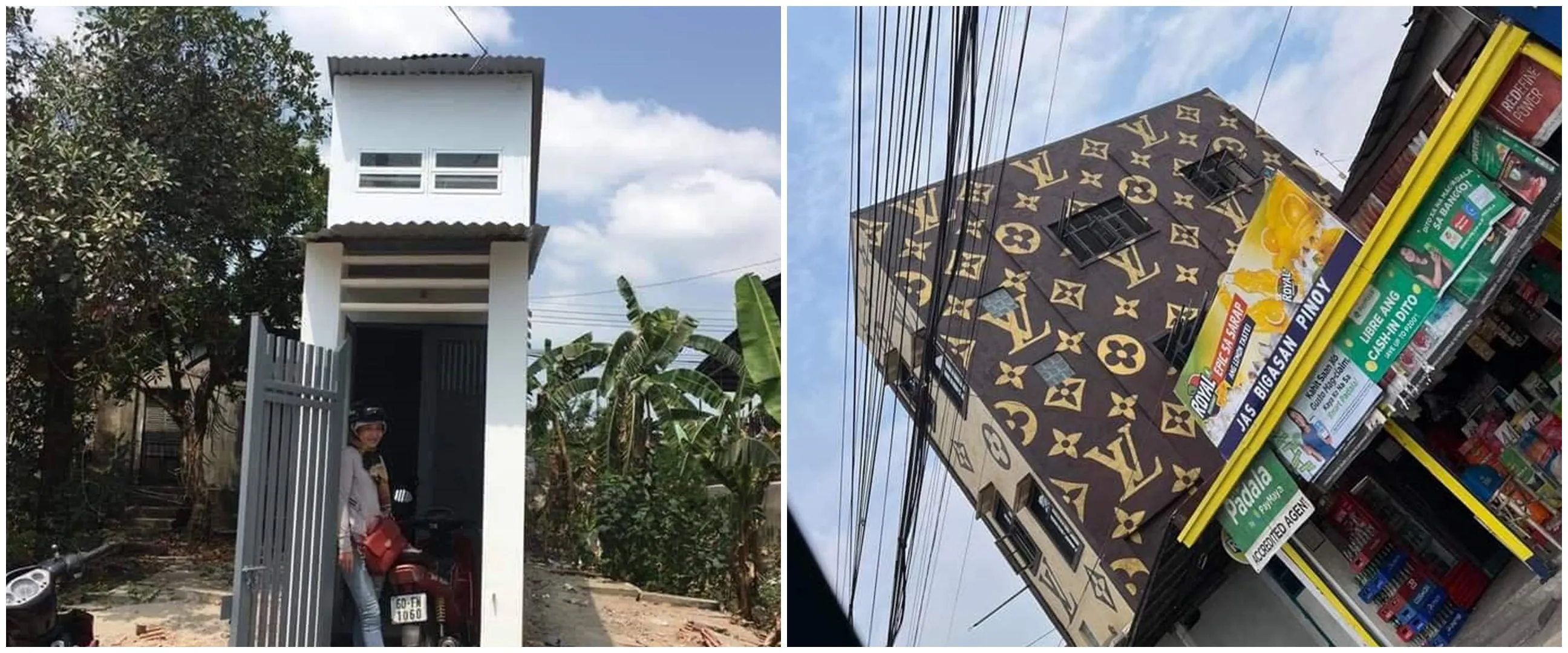 11 Potret kocak tampilan luar rumah ini bentuknya antimainstream, selera pemiliknya unik juga