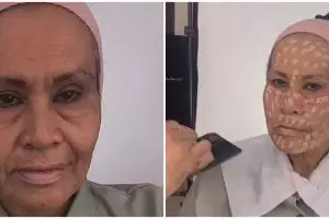 MUA ini rias nenek cemberut jadi pengantin wanita muda, 11 potret hasilnya bikin wajahnya full senyum